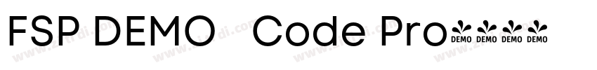 FSP DEMO   Code Pro字体转换